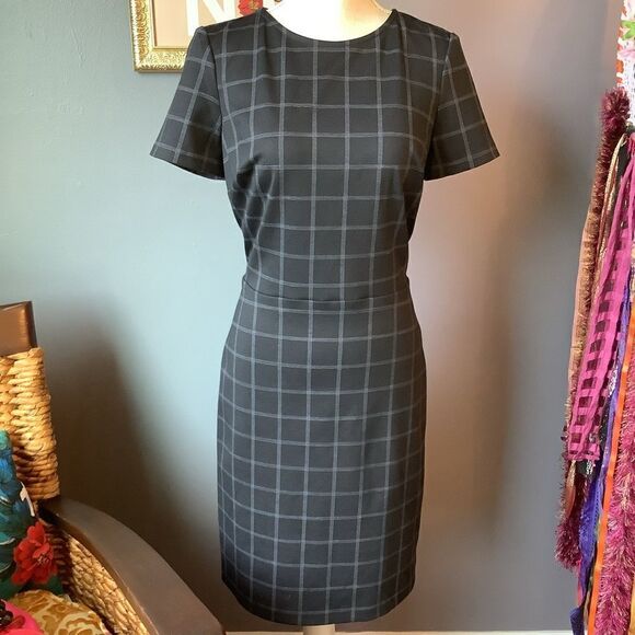 Chaps Plaid Dress - Picture 1 of 4